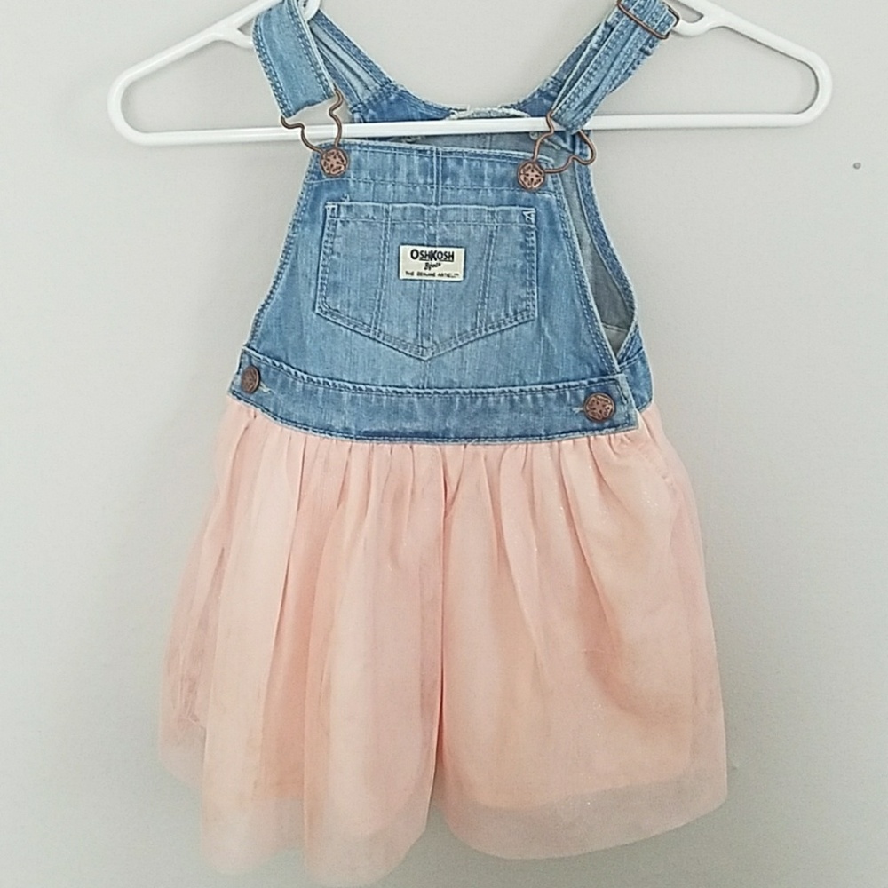Girls denim tutu spring dress